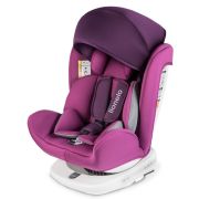 Lionelo - Scaun auto Bastiaan Pozitie de somn, Rotire 360 grade, 0-36 Kg, cu Isofix, Violet BYNLO-BASTIAAN_VIOLET