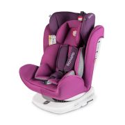 Lionelo - Scaun auto Bastiaan Pozitie de somn, Rotire 360 grade, 0-36 Kg, cu Isofix, Violet BYNLO-BASTIAAN_VIOLET