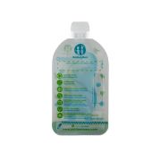 Petite&Mars - Set 6 pungi reutilizabile pentru hranire cu elefantei Papoo Albastru BYN901807