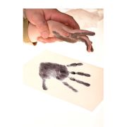 Petite&Mars - Set amprente mulaj cu cerneala Baby Dab Albastru si Gri - BYN90101