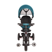 Tricicleta cu roti de cauciuc qplay rito rubber albastru deschis smb338038131