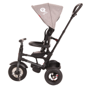 Tricicleta cu roti de cauciuc qplay rito rubber gri smb338038164