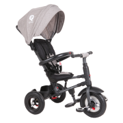 Tricicleta cu roti de cauciuc qplay rito rubber gri smb338038164