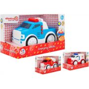Jucarie Masinuta Push Go cu sunete si lumini Globo - SOLGL05344