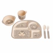 Set cina pentru bebelusi Maimuta Gri - SOLBJB555010