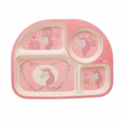 Set cina pentru bebelusi Unicorn Roz - SOLBJB555000