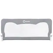 Lionelo - Bariera protectie pat Hanna, 150x66 cm, Gri BYNLO-HANNA