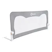 Lionelo - Bariera protectie pat Hanna, 150x66 cm, Gri BYNLO-HANNA
