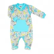 Salopeta bebe cu bluzita - Colectia Dino - Haine Bebelusi - MK01140-6.3 luni