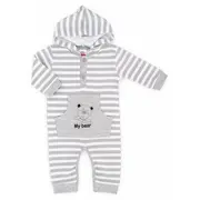 Salopeta cu gluga - my bear - Haine bebelusi - MK02108-6.9 luni