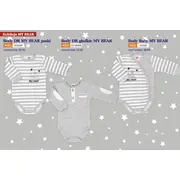 Salopeta cu gluga - my bear - Haine bebelusi - MK02108-6.9 luni