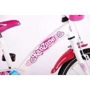 Bicicleta copii fetite 16 inch Volare cu roti ajutatoare si cosulet roz Kanzone Giggles - SOLVOL41623