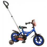 Bicicleta pentru baieti 10 inch cu roti ajutatoare partial montata Volare Yipeeh - SOLVOL71004