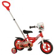 Bicicleta pentru baieti 12 inch cu roti ajutatoare Cars - SOLVOL11248-CH