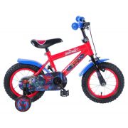 Bicicleta pentru baieti 12 inch cu roti ajutatoare partial montata Spiderman - SOLVOL41254-CH
