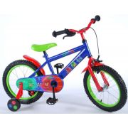 Bicicleta pentru baieti 16 inch cu roti ajutatoare Pj Masks - SOLVOL71663-CH