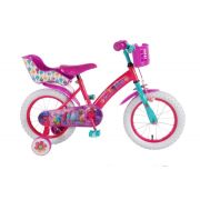 Bicicleta pentru copii fetite Trolls Volare 16 inch cu roti ajutatoare - SOLVOL61652-CH