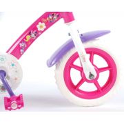 Bicicleta pentru fete 10 inch cu maner roti ajutatoare si cosulet Minnie Mouse - SOLVOL31008