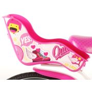 Bicicleta pentru fete 16 inch cu scaun pentru papusi roti ajutatoare si cosulet Soy Luna - SOLVOL71605-CH