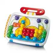 Joc creativitate si indemanare Quercetti Fantacolor Combi Junior Joc Mozaic cu tablita desen 60 piese  - SOLQ4199