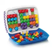 Joc creativitate si indemanare Quercetti Fantacolor Combi Junior Joc Mozaic cu tablita desen 60 piese  - SOLQ4199