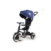 Tricicleta Rito Deluxe Albastru cu maner parasolar si centuri partial montata - SOLVOL860