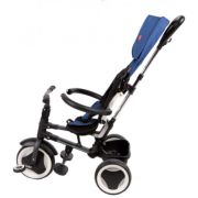 Tricicleta Rito Deluxe Albastru cu maner parasolar si centuri partial montata - SOLVOL860