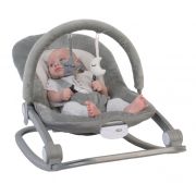 Balansoar cu vibratii BO Jungle Gri pentru bebelusi cu arcada jucarii - SOLBJB700100