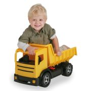 Camion basculanta pentru copii din plastic galbena sustine 100 kg Lena - SOLLE02053