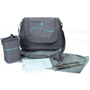 Geanta multifunctionala cu accesorii incluse BO Jungle pentru bebelusi gri - SOLBJB300420