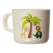 Set cina pentru bebelusi Prietenii Junglei in forma triunghiulara Bo Jungle - SOLBJB550610