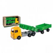 Camion cu dubla remorca plastic Androni pentru copii 50 cm - SOLAG6083-000K