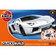 Kit constructie Airfix QUICK BUILD Lamborghini Aventador White - SOLAFJ6019