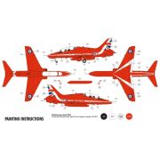 Kit constructie Airfix RAF Red Arrows Hawk 2015 Starter Set 1:72  - SOLAF55202B