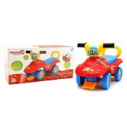 Masinuta pentru copii de impins Globo Vitamina G interactiva Buggy multicolora cu portbagaj - SOLGL05114