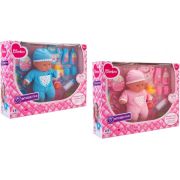 Papusa bebelus Globo care mananca 31 cm 16 accesorii - SOLGL38198