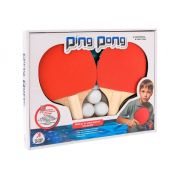 Set 2 palete de ping pong cu fileu inclus si 3 mingi - SOLGL47399