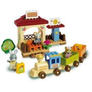 Set constructie Unico Maximilian Families Trenulet 68 piese - SOLUN8925