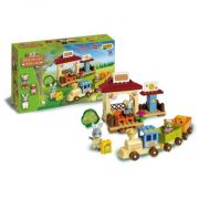 Set constructie Unico Maximilian Families Trenulet 68 piese - SOLUN8925