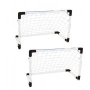 Set Porti Fotbal Mondo plastic cu minge 2 bucati Euro 2016 - SOLMON18977
