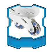 Role copii 4 roti in linie Star Wars reglabile marimi 37-40 cu lumina roti - SOLMON28169