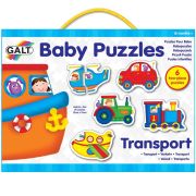 Baby puzzles: set de 6 puzzle-uri transport (2 piese)