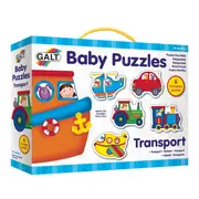 Baby puzzles: set de 6 puzzle-uri transport (2 piese)