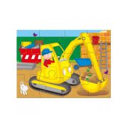 Set 4 puzzle-uri vehicule (4, 6, 8, 12 piese)