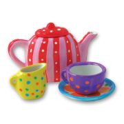 Set ceramica: picteaza un set de ceai