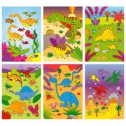 Water magic: carte de colorat dinozauri