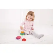 Piramida din lemn - curcubeul