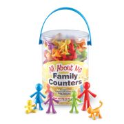 Set pentru sortat si numarat - familia mea (72 piese)