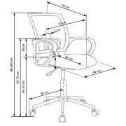 Scaun birou copii hm ibis butterfly, ergonomic, cadru metal, stofa/piele ecologica, inaltime ajustabila, 100 kg, multicolor drm3734