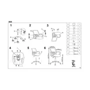 Scaun birou copii hm ibis paris, ergonomic, spatar curbat, cadru cromat, stofa, inaltime ajustabila, 100 kg, multicolor drm3736